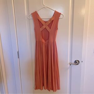 Dot Dot Smile Coral Tank Dress - Girls